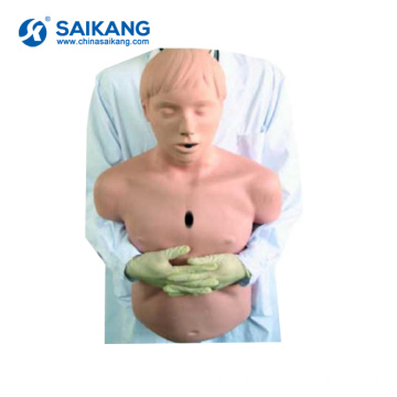 Manequim do treinamento do CPR da obstrução do Metade-Corpo dos dispositivos médicos SKB-6A008